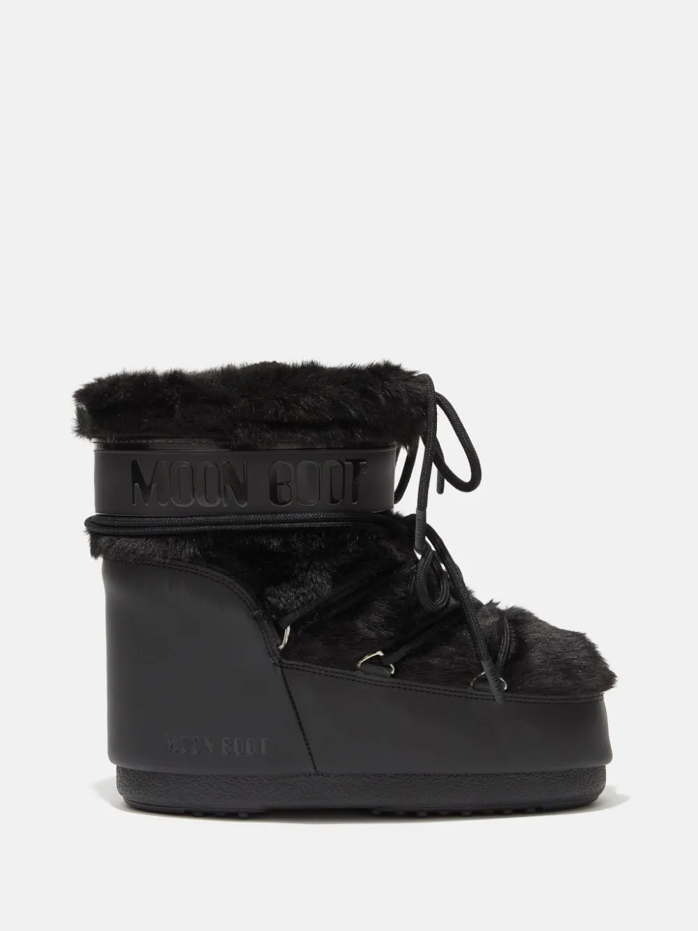 Moon Boot Icon Low Faux Fur Boots Fur Platform Boots