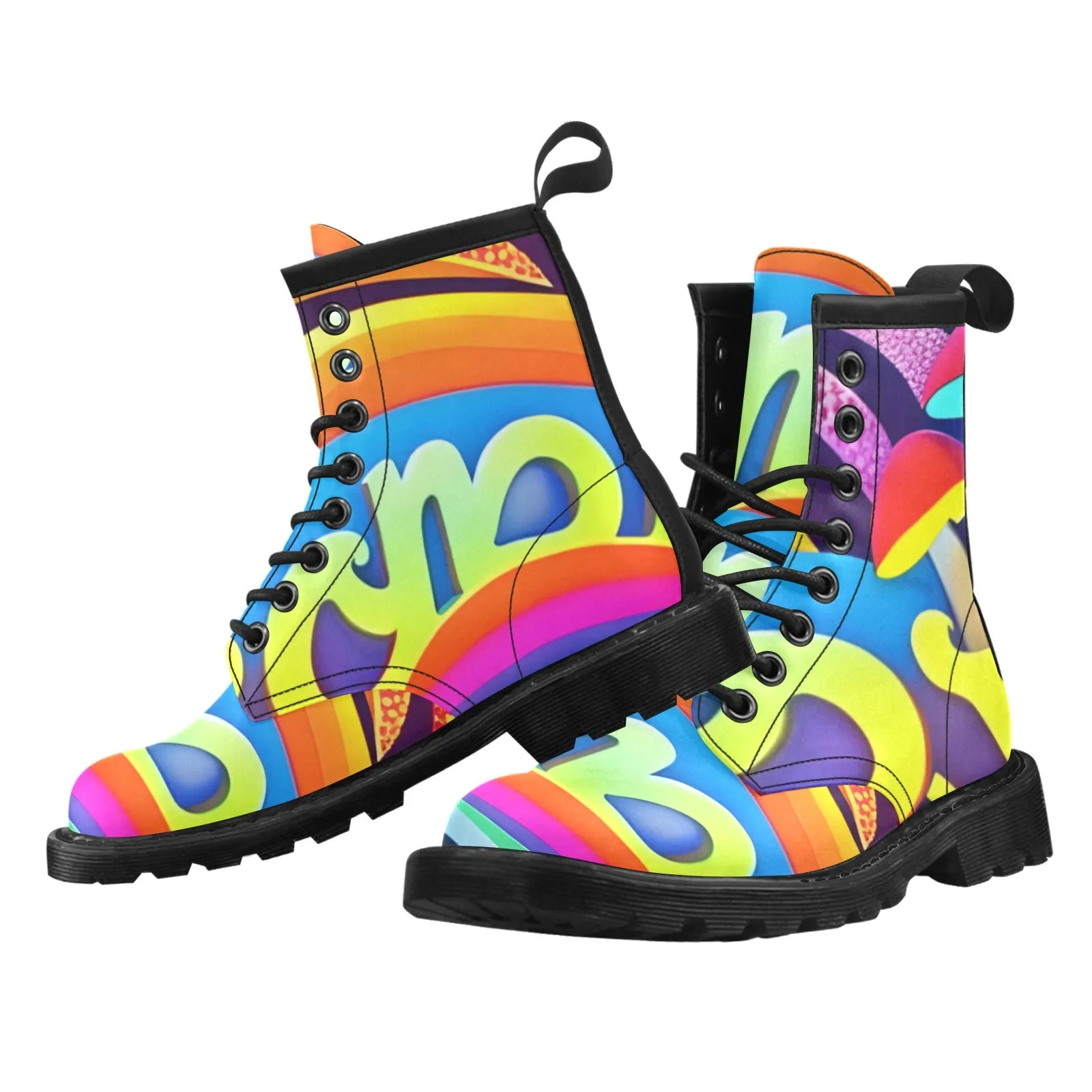 Mushroom Women's Martens Boots Boa System Work Boots