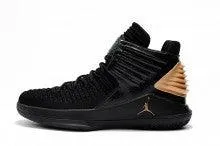 Asics Prototype Shoes N A Jordan XXXII 32 Black Gold Spectrum Sneakers Men's Basketball Shoes