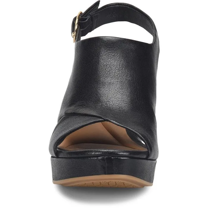 Low Heel Dress Shoes Open Toe Sofft Women's Liv Modern Dress Sandal - Black