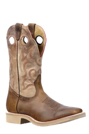 'Boulet' Men's 12" Western Wide Square Toe - HillBilly Golden / Rustico Tang Pointy Mexican Cowboy Boots