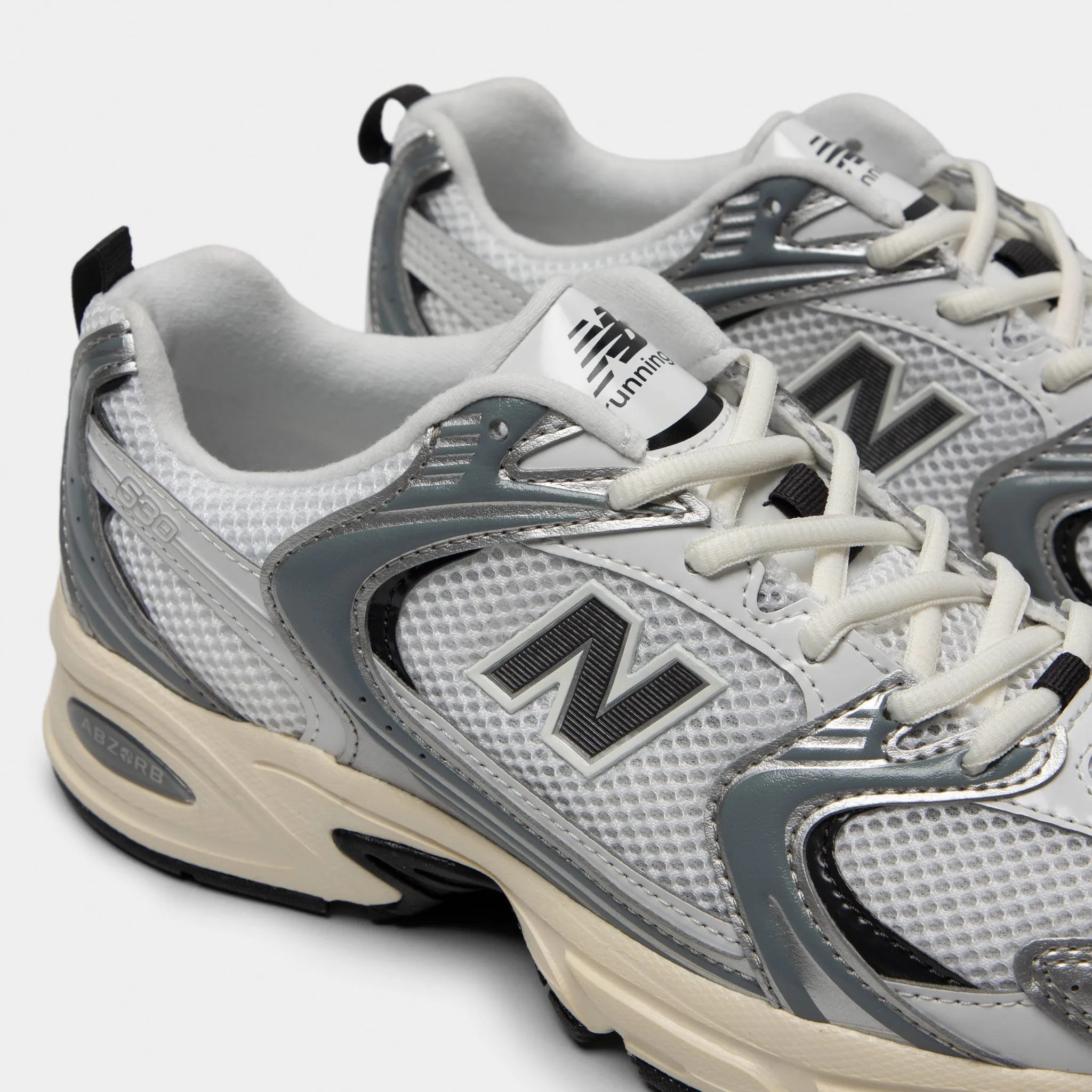 New Balance 530 Silver Metallic / Black Cement What Do The Numbers Mean On New Balance Shoes