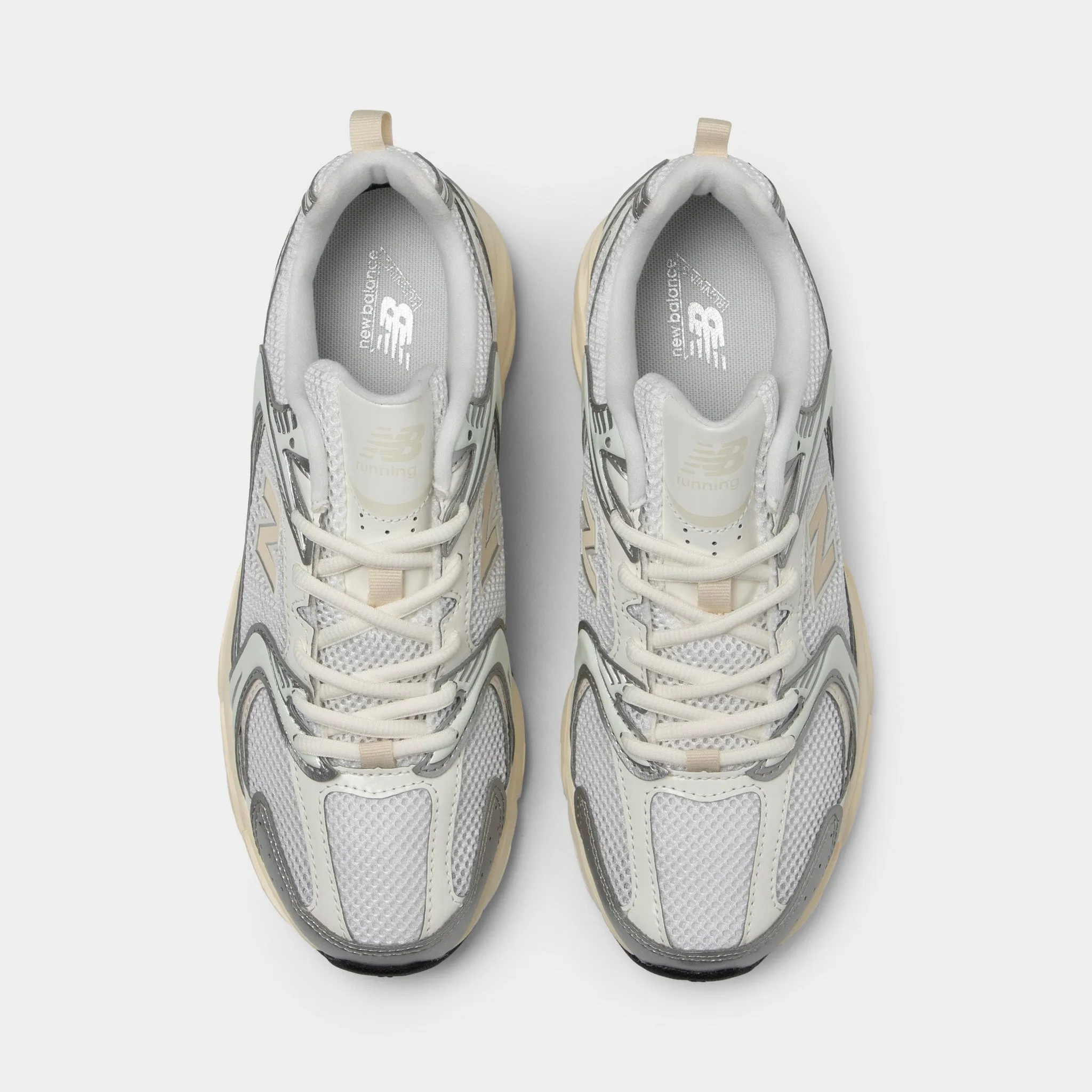 New Balance 530 Silver Metallic / Linen New Balance Women's Cleats Softball