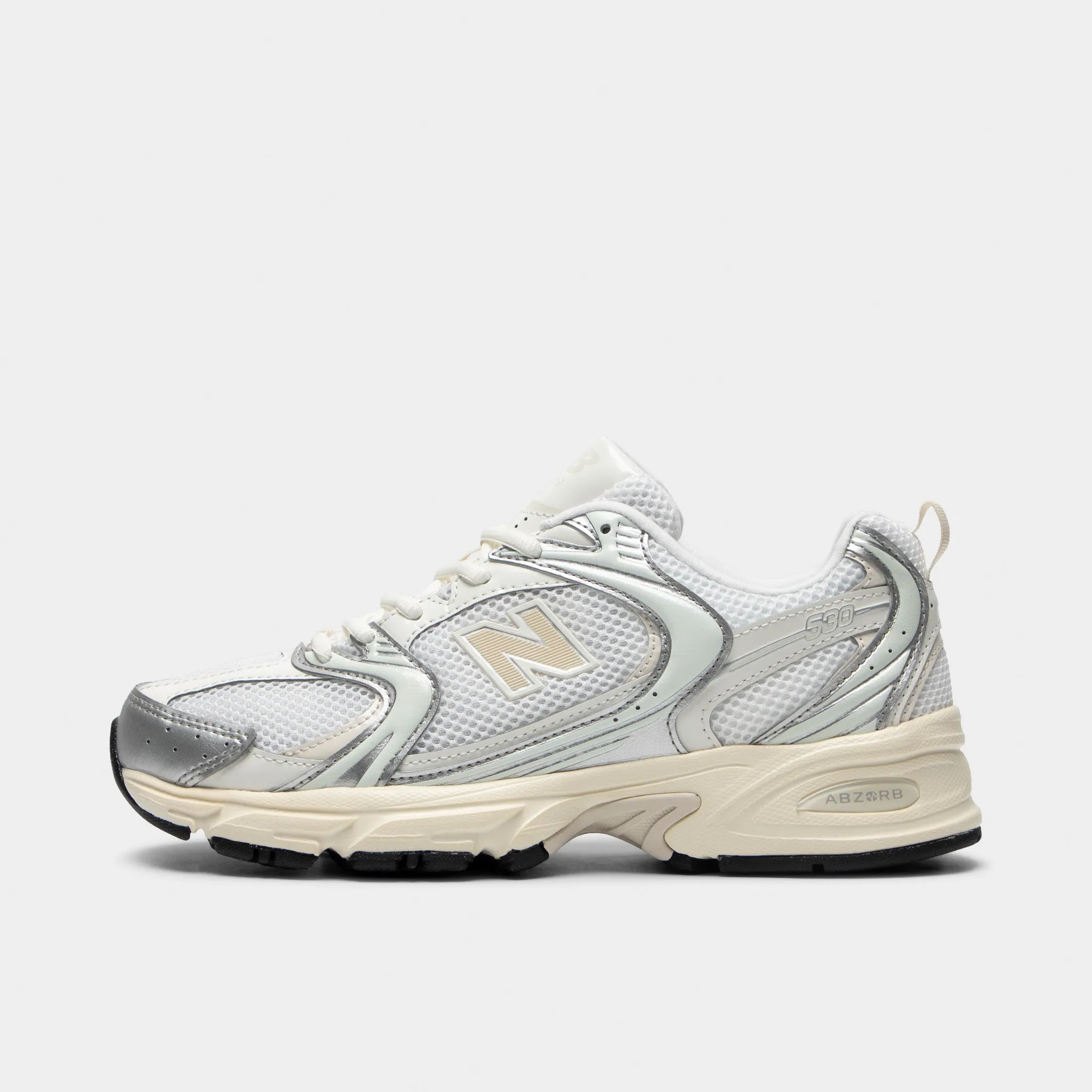 New Balance 530 Silver Metallic / Linen New Balance 530 Fitting