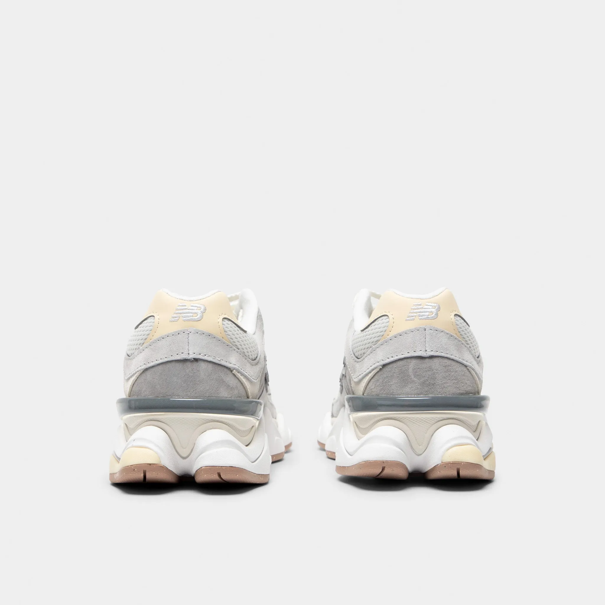 All White New Balances New Balance 9060 Slate Grey / Calcium