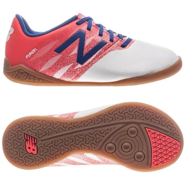 New Balance 574 Plus Women's New Balance Furon Dispatch IN JNR Indoor Soccer Shoes - White