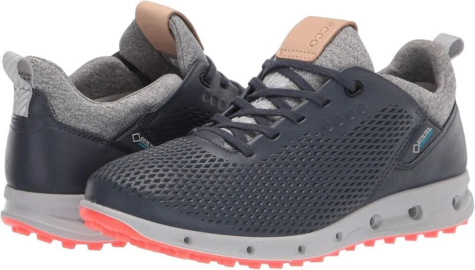 New Women's Navy Ecco Cool Pro Spikeless Golf Shoes Size 10 Extra Wide MSP$220 Adidas Clip In Bike Shoes