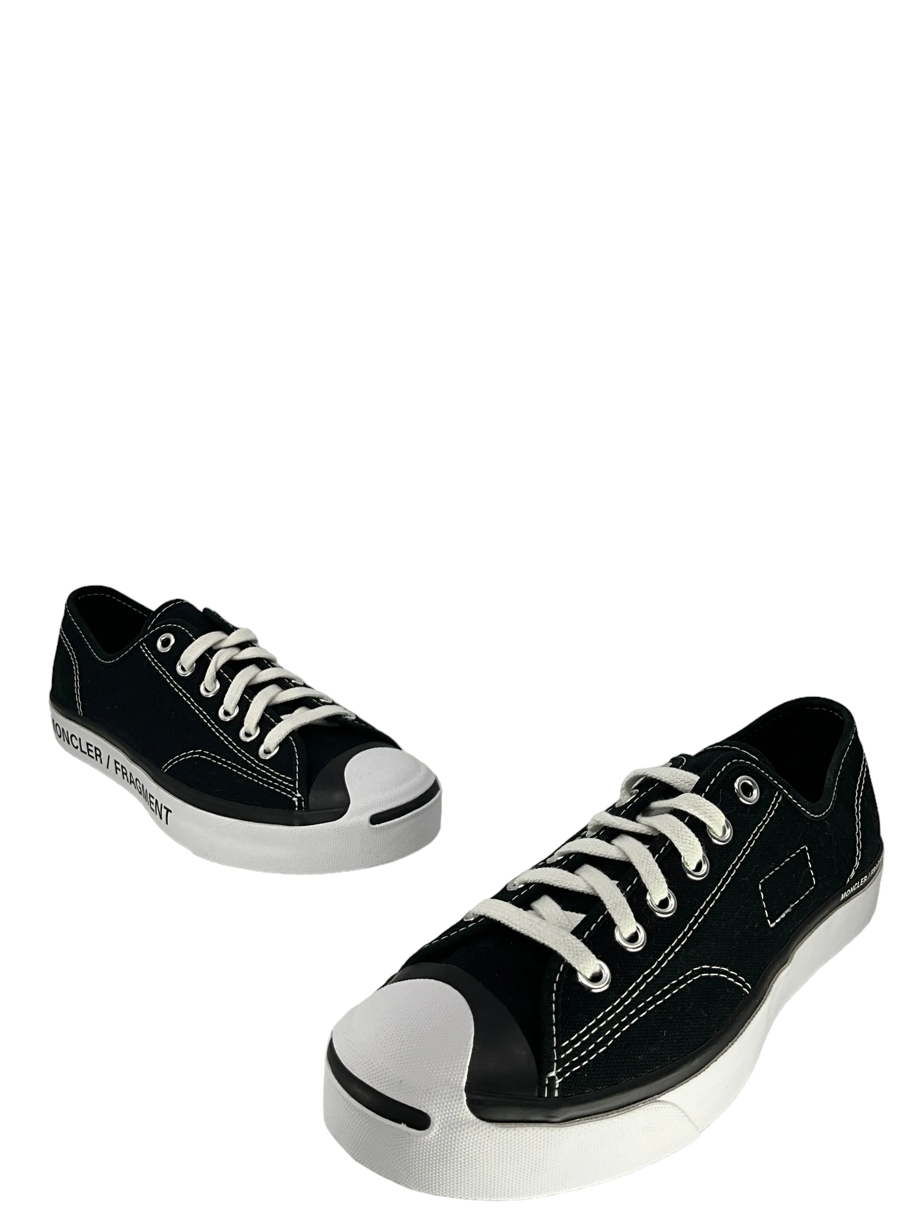 Moncler Converse Fragment Black Sneakers Size 7 Asics Shoes Cotton Candy
