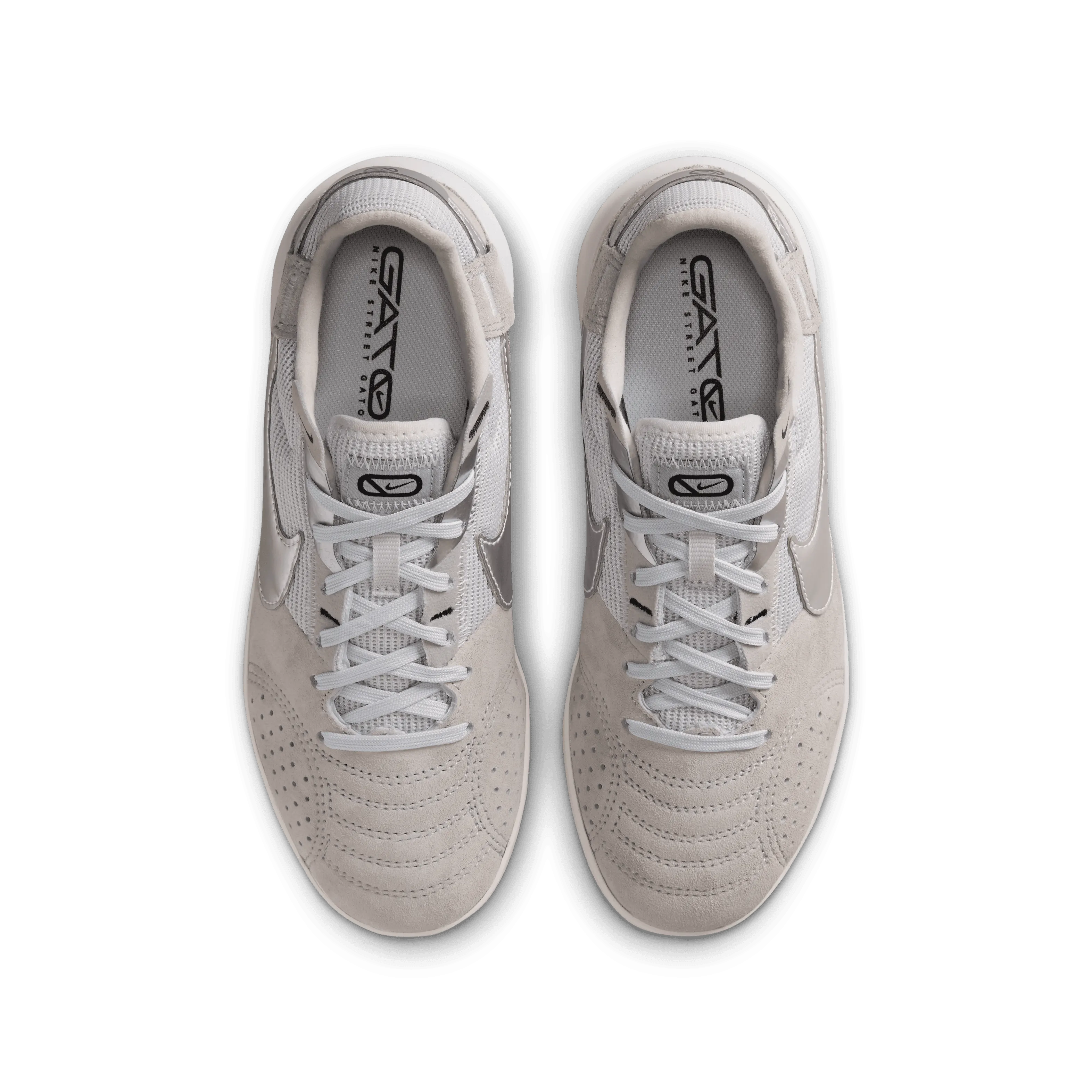 Asics Gel Tennis Shoes Nike Jr. Streetgato Little/Big Kids' Soccer Shoes-LT SMOKE GREY/METALLIC SILVER