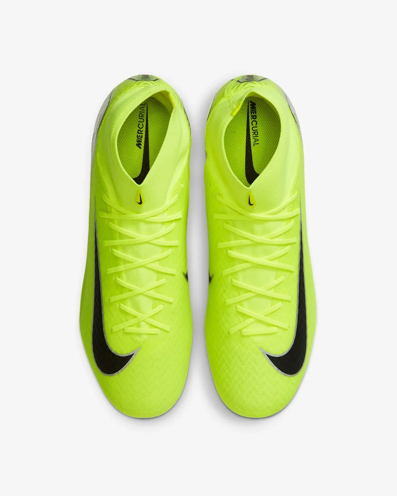 Nike Zoom Mercurial Superfly 10 Academy FG/MG Multi-Ground Soccer Cleats Volt/Black Asics Flytefoam Shoes