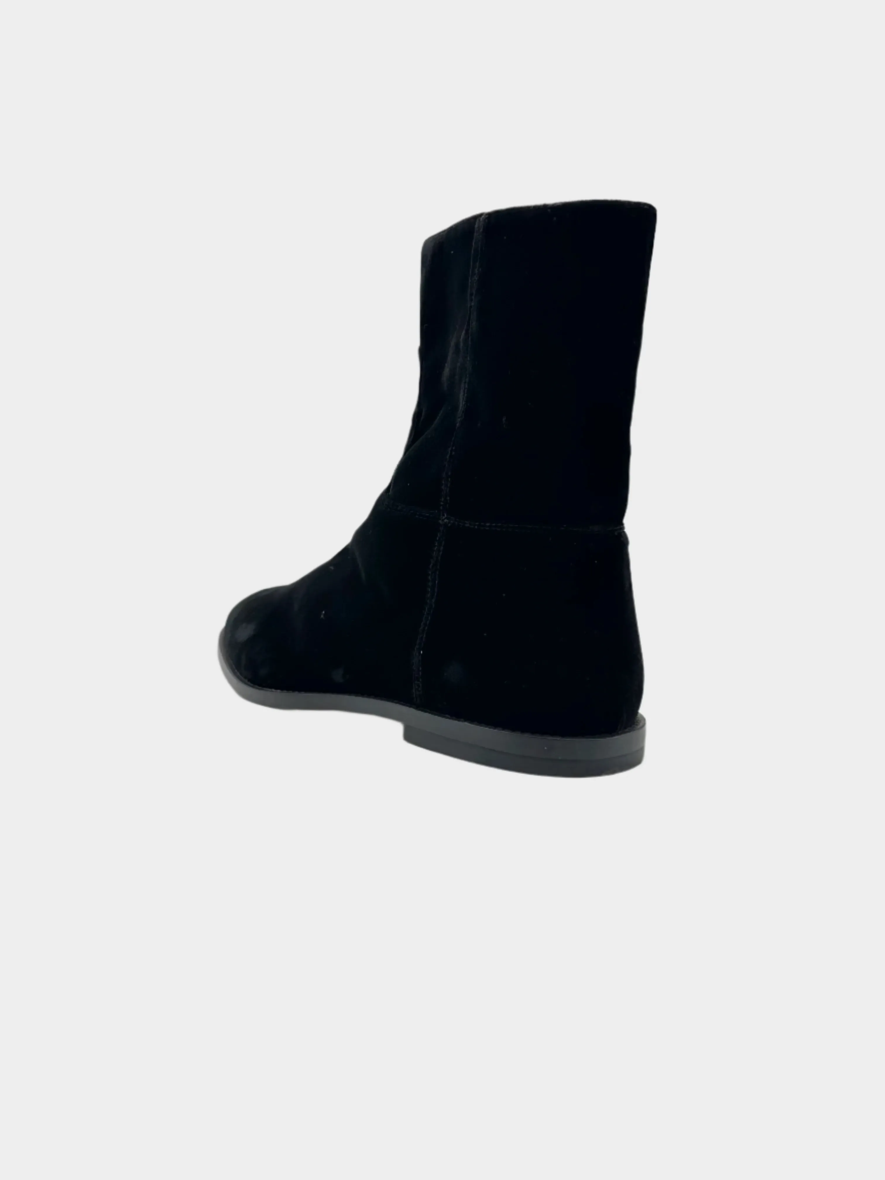 Juicy Boots Velvet Ankle Boots