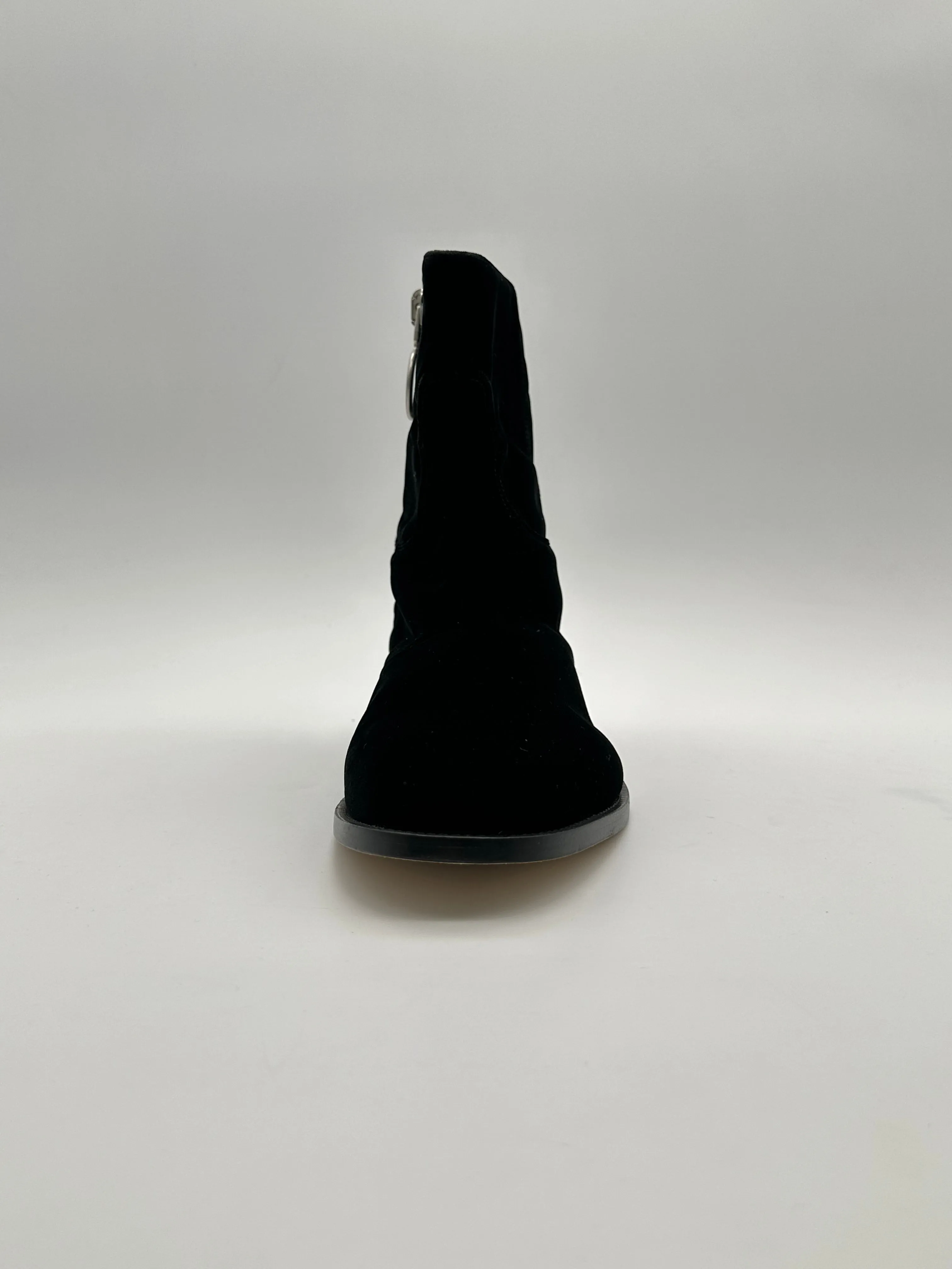 Velvet Ankle Boots Hike Boots