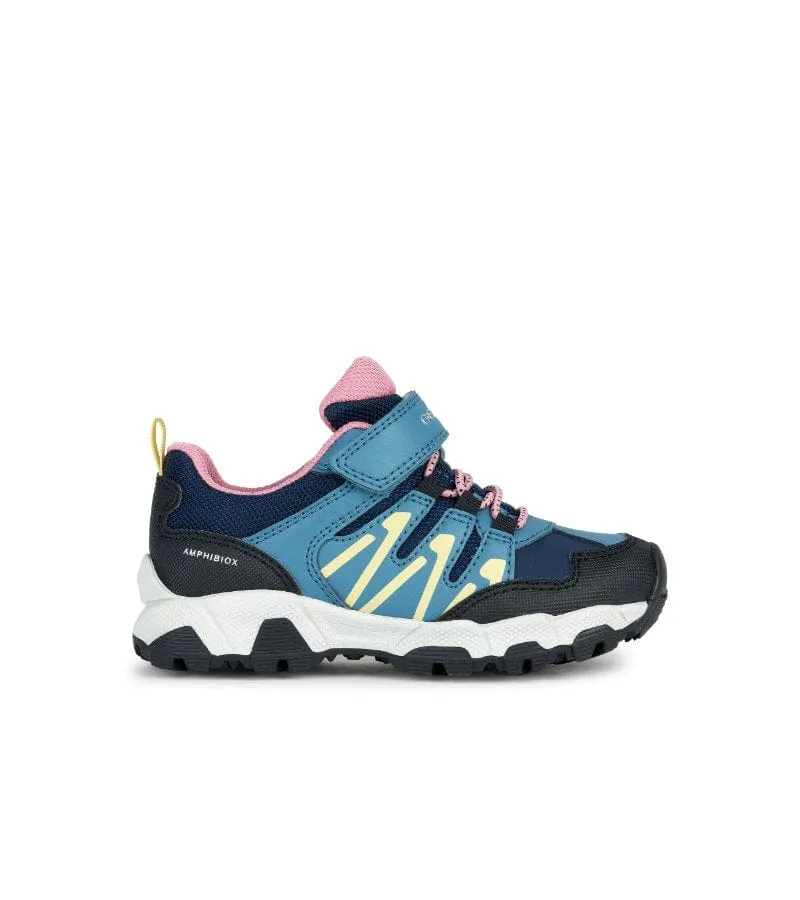 Asics Tennis Shoes Gel-resolution 8 Geox Girls Junior Blue Runners J264LA