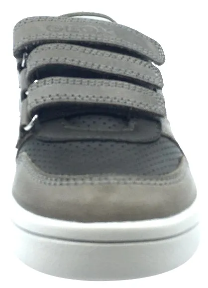 Geox Boy's DJ Rock 2 Military Olive Triple Hook and Loop Sneaker Asics Overpronation Running Shoe