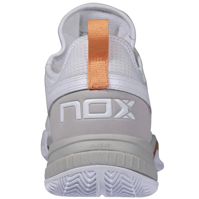 Nox Lux Nerbo White Gold Padel Shoes [WS] Asics Volleyball Shoes Gel Rocket 7