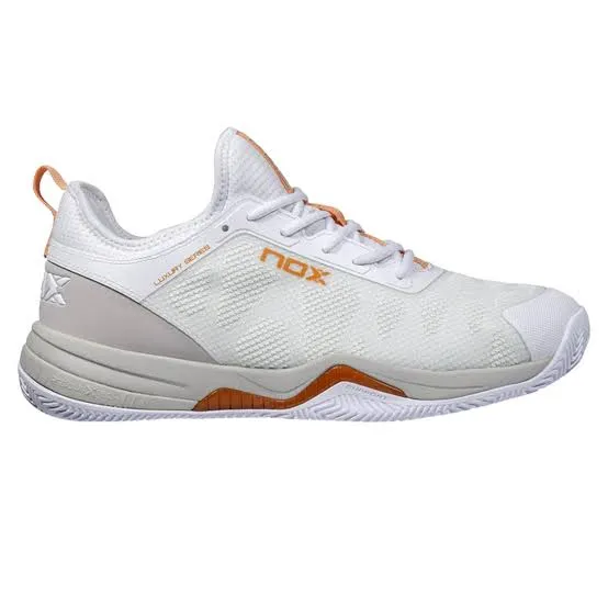 Asics Shoes Measurement Nox Lux Nerbo White Gold Padel Shoes [WS]