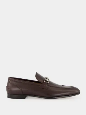Miu Miu Platform Loafers Dark Brown Jordaan Leather Loafer
