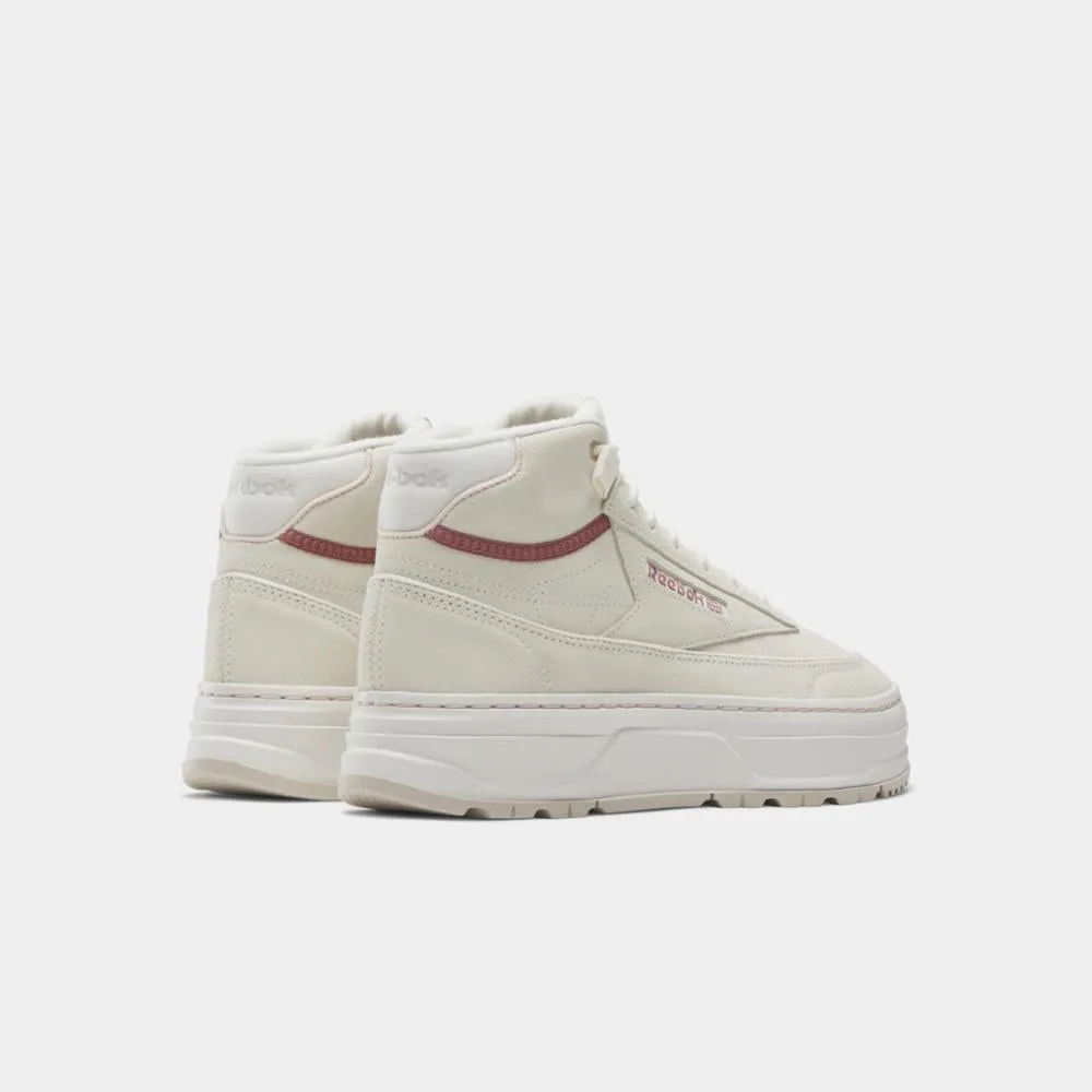 Reebok Footwear Women Club C Geo Mid Women's Shoes R/CHALK/STUC Asics Gel-quantum 360 Cm Running Shoes