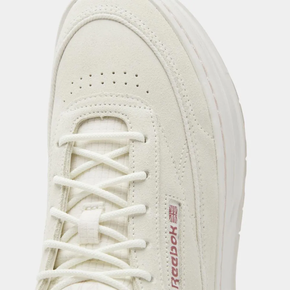 Reebok Footwear Women Club C Geo Mid Women's Shoes R/CHALK/STUC Dsw Asics Shoes