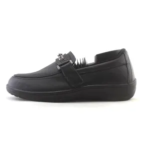 Orthofeet Women - Chelsea - Black (EX) Loafers With Tux