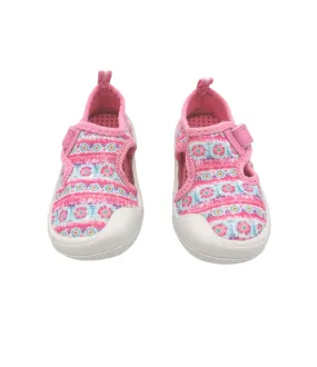 GIRL SIZE 5/6 TODDLER - WATER Shoes / Sandals EUC B12 Asics Flytefoam Running Shoes