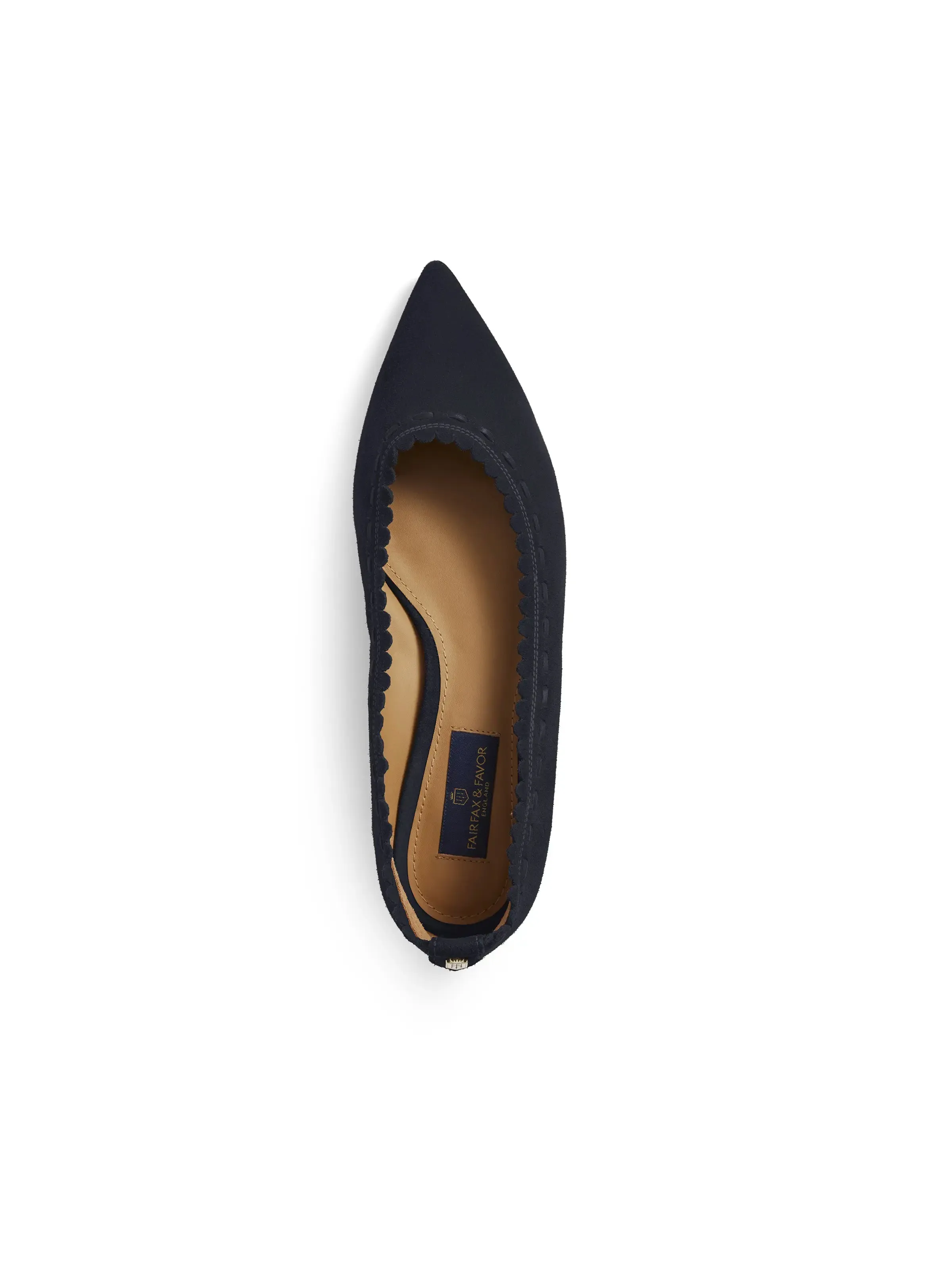Women Leather Loafers Pembridge Pump - Navy