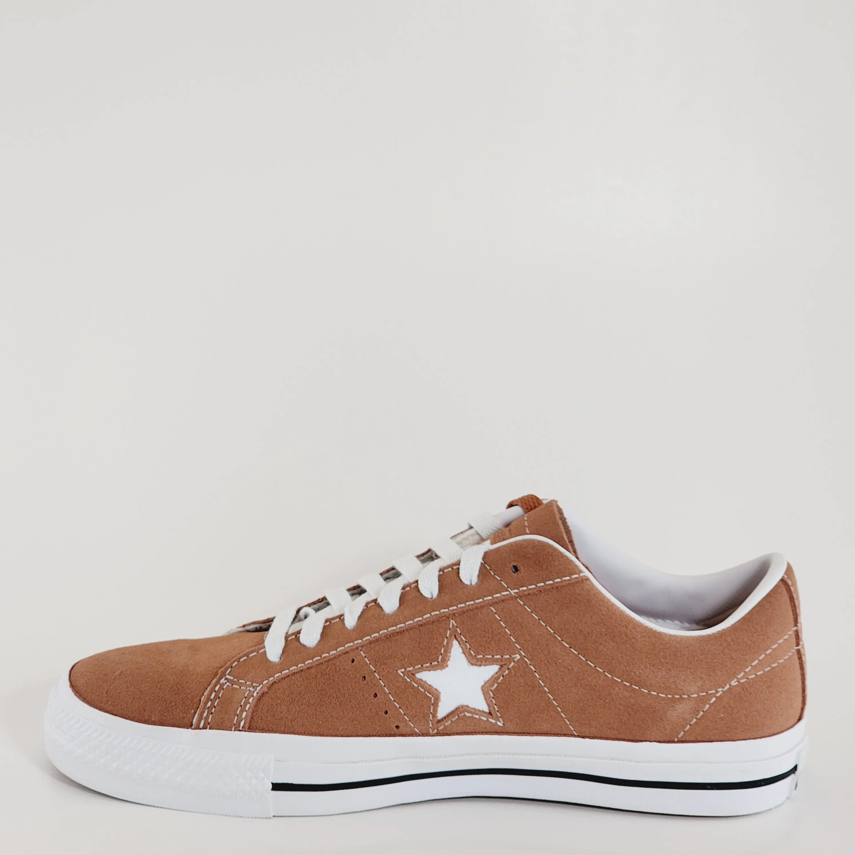 Converse One Star Pro Ox Mineral Clay/White/Black Unisex Sneakers A03291C NWT Asics Shoes On Feet