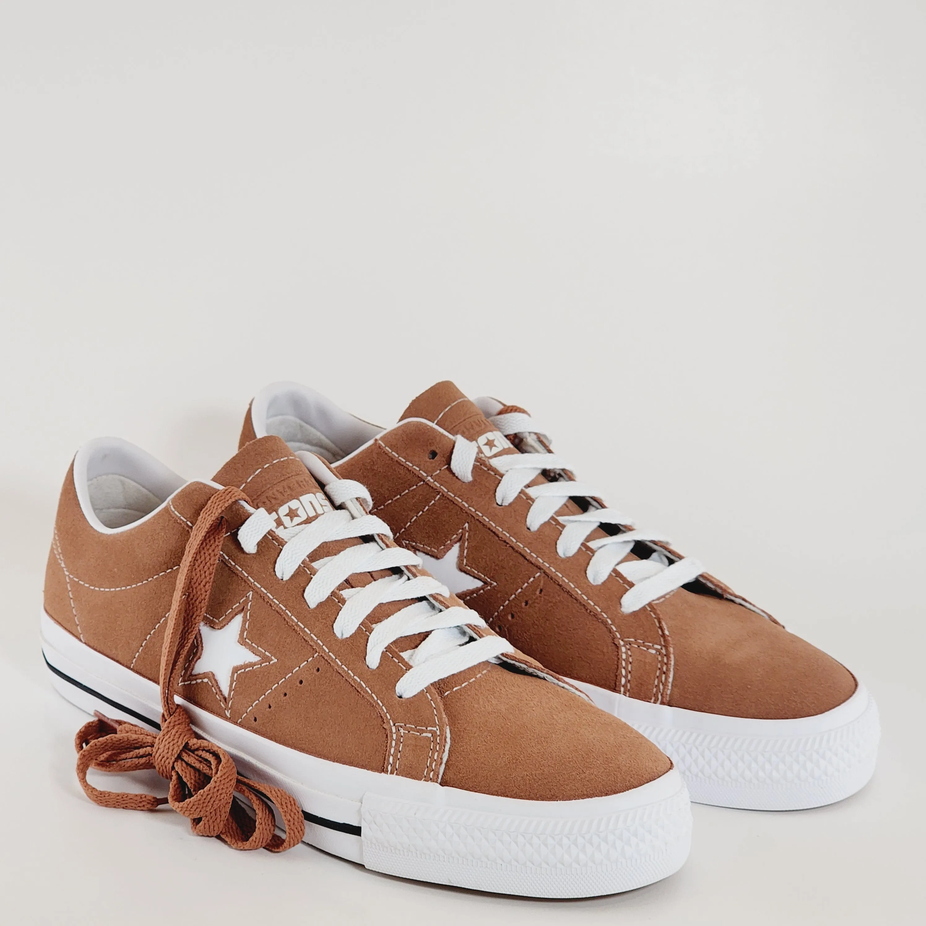 Converse One Star Pro Ox Mineral Clay/White/Black Unisex Sneakers A03291C NWT Asics Gel-cumulus 27 Running Shoes