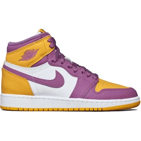 Jordan 1 Retro High OG Brotherhood (GS) Plaid Adidas Shoes