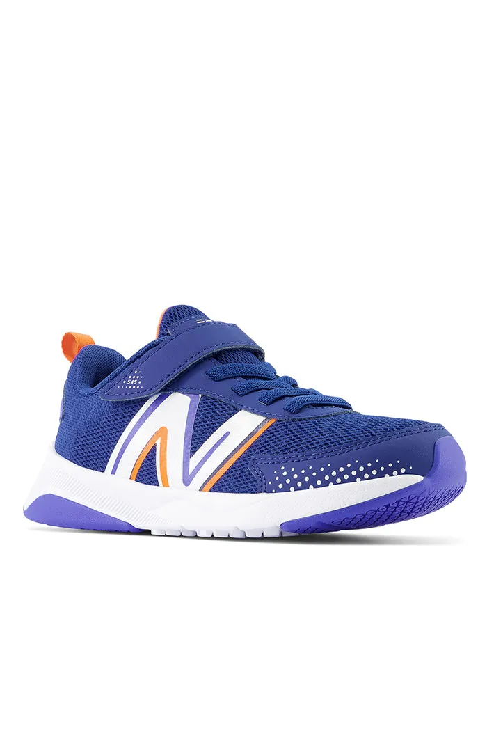 New Balance Little Kids Dynasoft 545 Bungee Lace with Top Strap in Night Sky New Balance Women's Beaya V1 Slip-on Running Shoe