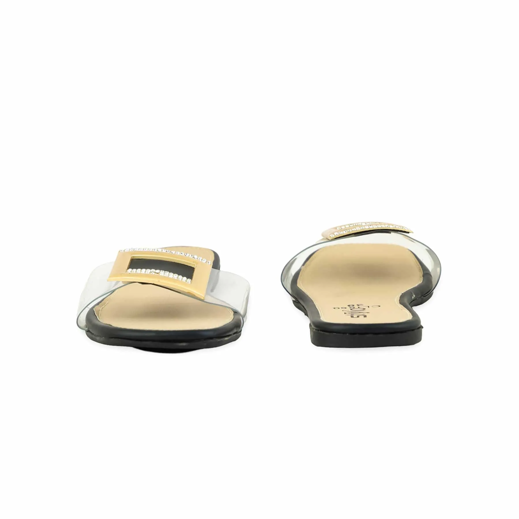 Slippers Open Now Black Casual Women Slipper CL1860