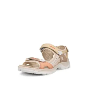 Ecco Women's Yucatan Offroad Nubuck Outdoor Sandal - Multicolor Straw Adidas Lightblaze Shoes