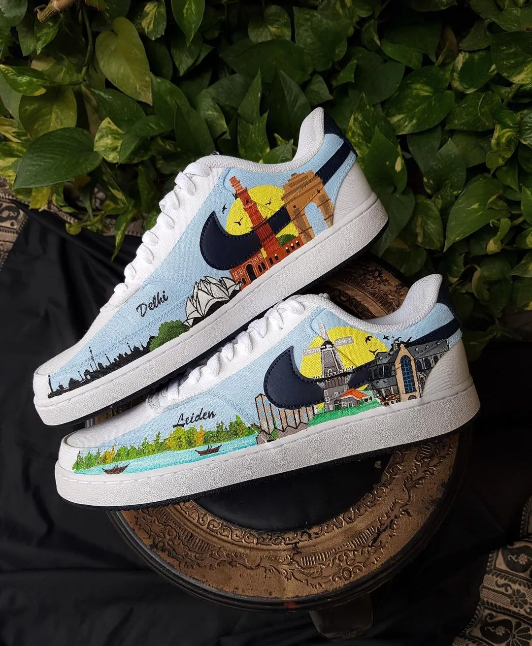 Custom Count Blue Green Cartoon Asics Fit