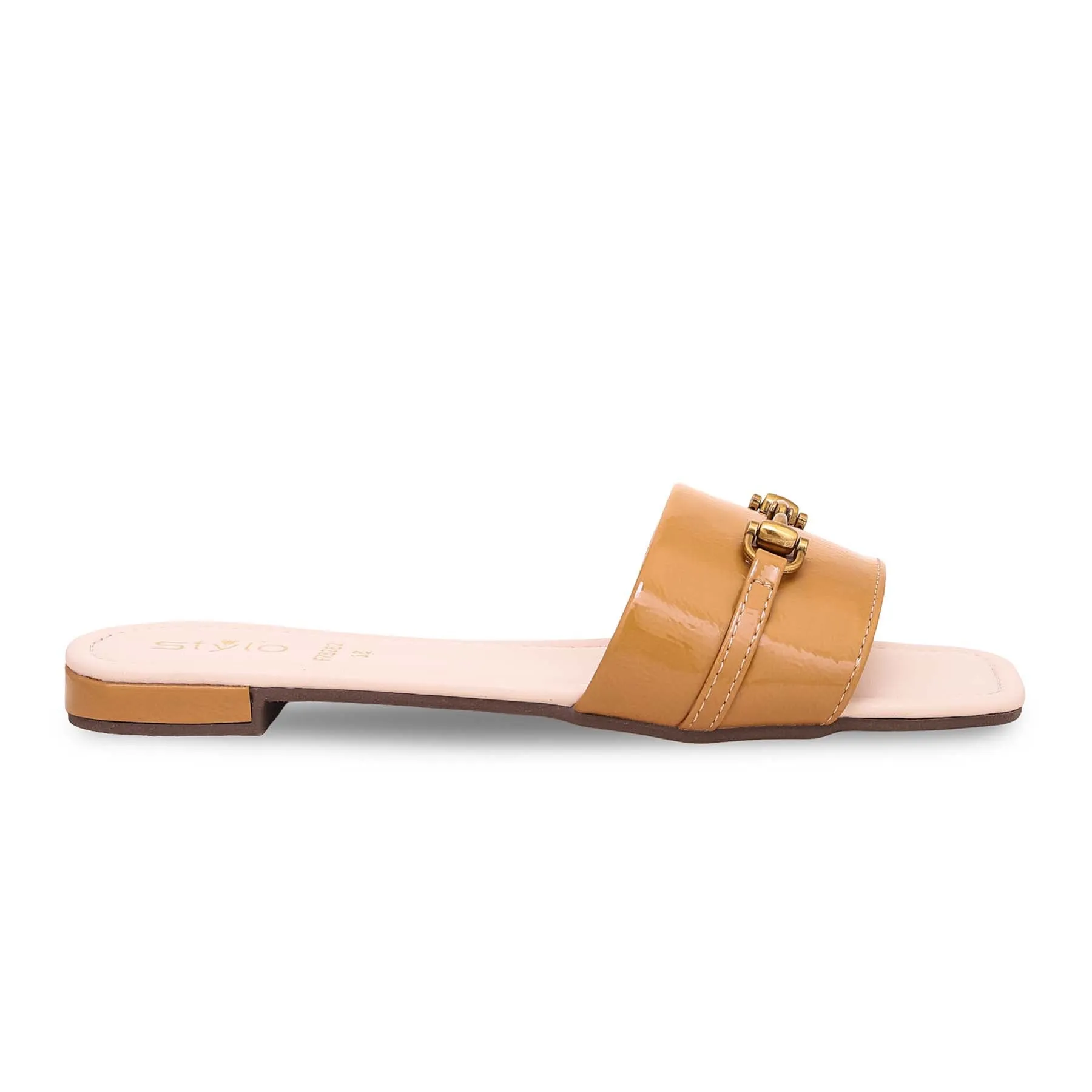 Beige Formal Slipper FR8262 Sonic House Slippers