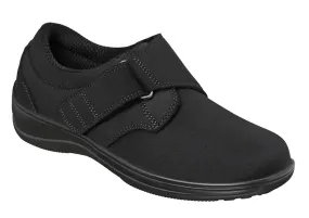 Loafers With Back Open Orthofeet - Women Wichita Stretch - Black