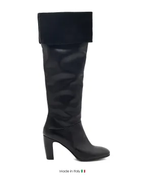 Anti Slip Work Boots Indy Black Leather