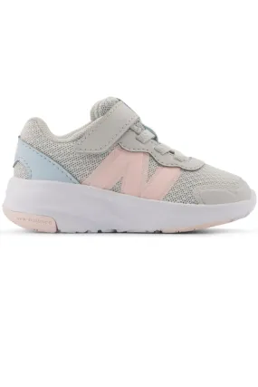 Grey Days New Balance Little Girls | Infant 578v1 Bungee Lace with Top Strap