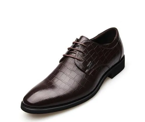 Dress Shoes With Ankle Strap Genuine Leather Men Dress Shoes