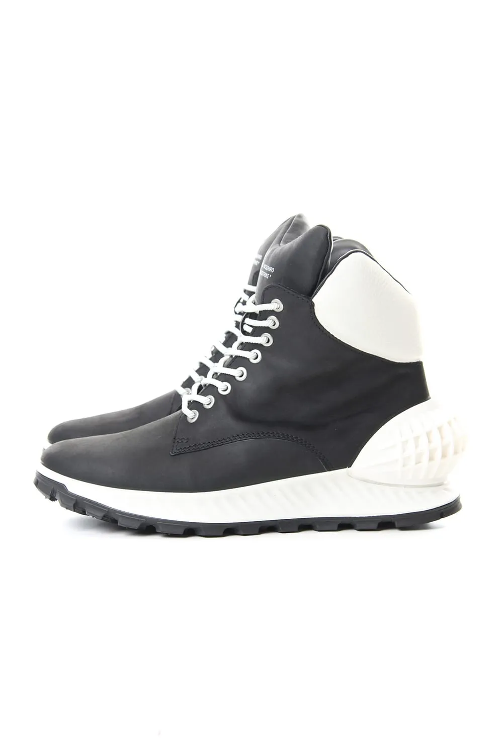 ECCO SHOES COLLABORATION SNEAKER BOOTS Black White Disc Golf Shoes Adidas