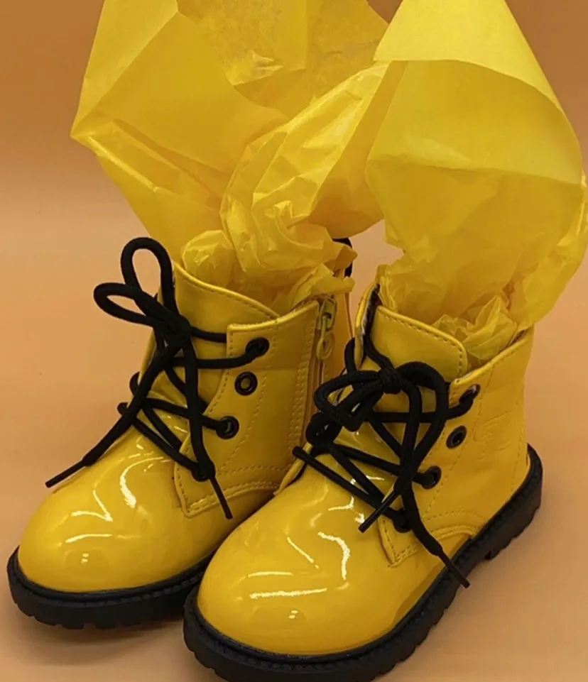 BUTTERFLY BLUE CUSTOM ONE OF A KIND YELLOW BOOTS Sale On Adidas Shoes