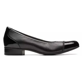 Casual Shoes Dress Clarks Juliet Step Black Leather Slip-On (Women's)