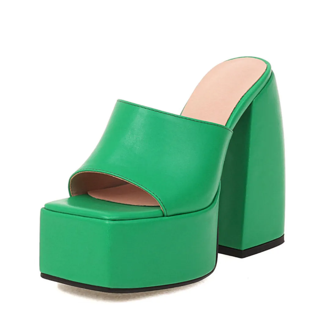 Asics Dragon Shoes Alma Women's High Heel Platform Sandal