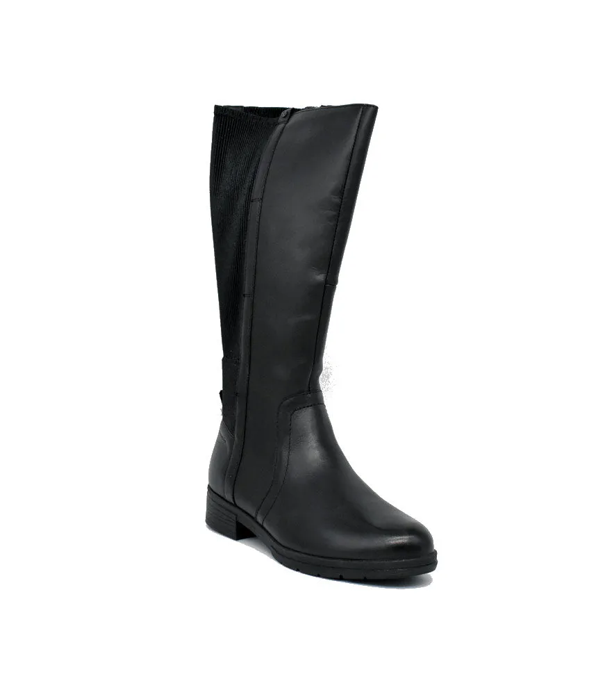 Best Shoes For Nurses With Flat Feet Tamaris Versatile Black Leather Knee High Boots