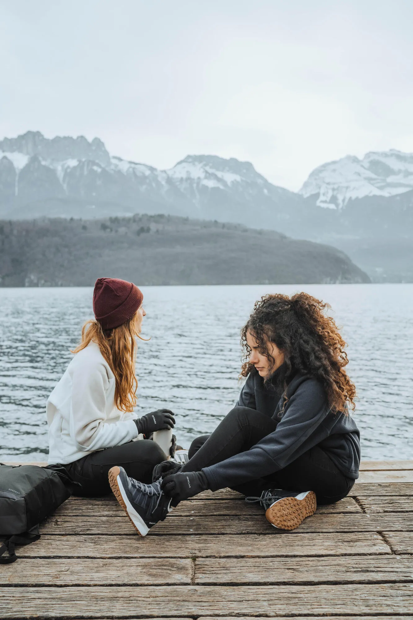 Quechua Women's SH100 X-Warm Waterproof Mid Hiking Boots Totes Snow Boot