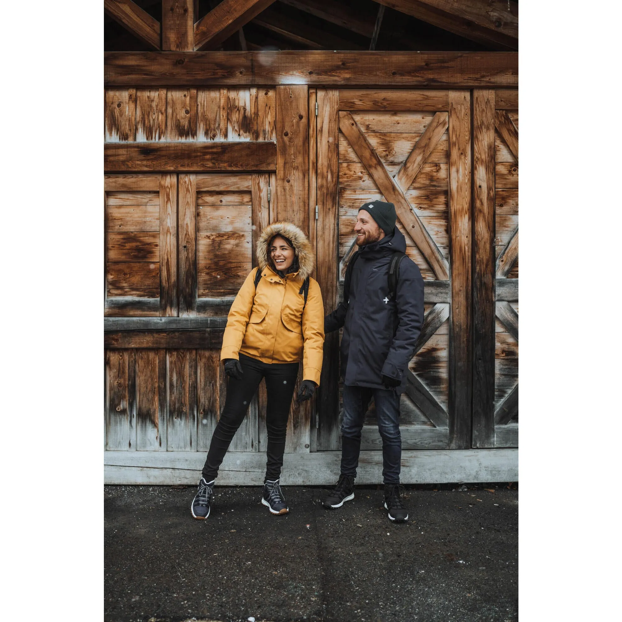 Quechua Women's SH100 X-Warm Waterproof Mid Hiking Boots Snow Boots The North Face