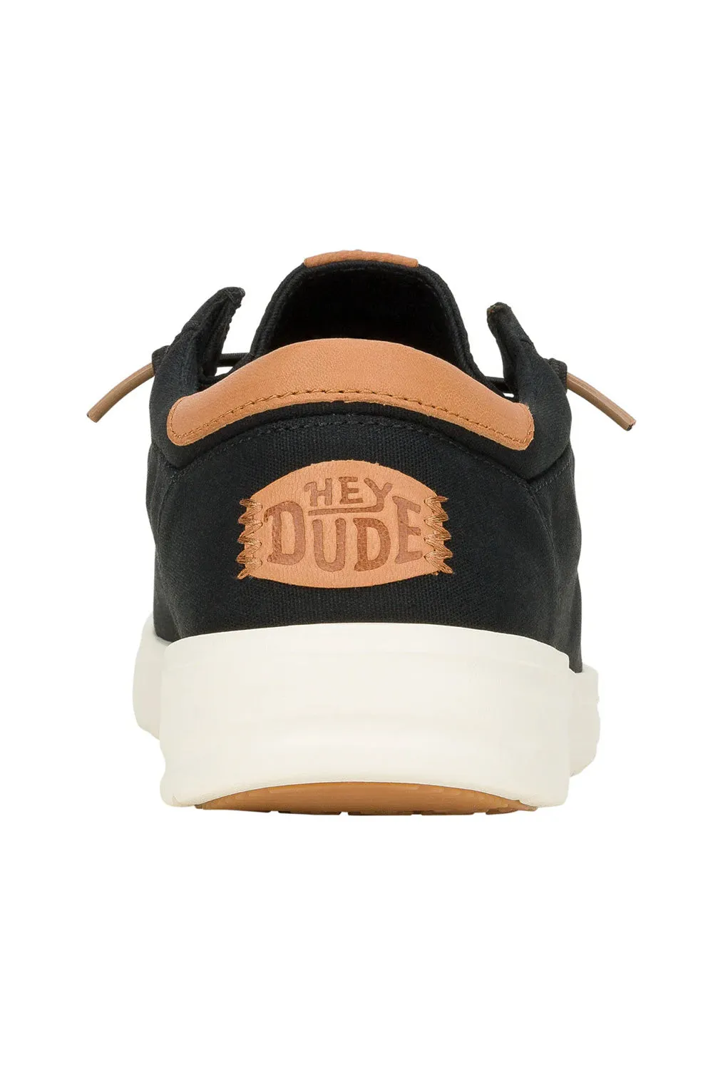 HEYDUDE Mens Paul Canvas Shoes in Black | 43151-001 Asics Shoes China