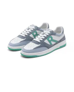 Shoes Like Asics Gt 2000 Rare Rabbit Men's Parallax White/ Blue Genuine Suede Colorblock Low-Top Lace-Up Sneaker Shoes