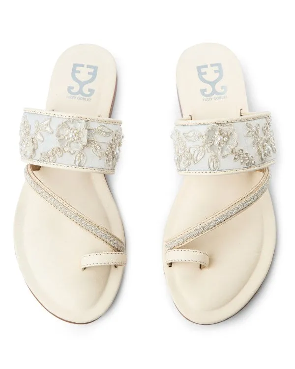 French Vanilla : Kolha Flats Warm Flat Shoes