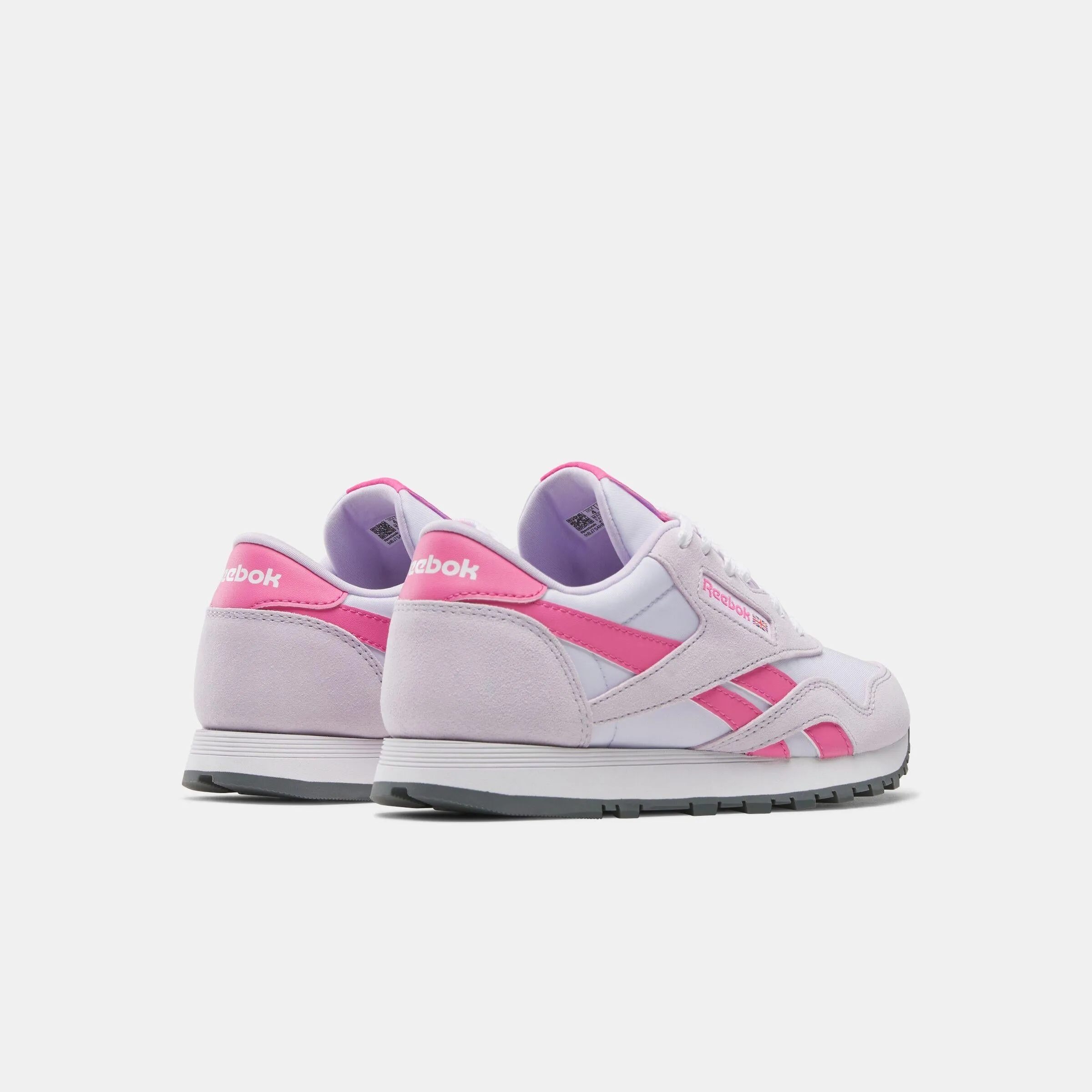 Asics Ff2 Tennis Shoes Reebok Footwear Kids Classic Nylon Shoes - Grade School DIGITAL GLEAM/TRUE PINK/WHITE