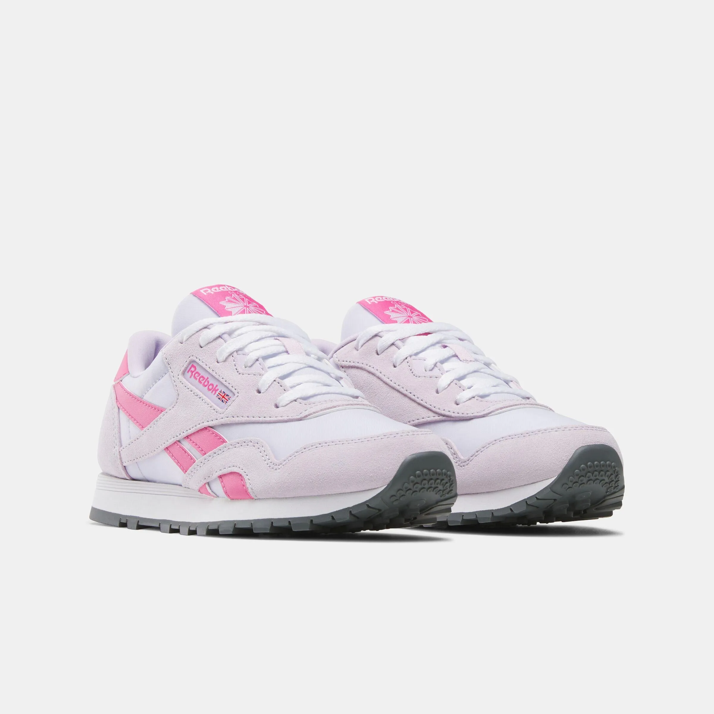 Asics Shoes Uk Sale Reebok Footwear Kids Classic Nylon Shoes - Grade School DIGITAL GLEAM/TRUE PINK/WHITE